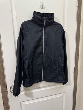 Black Lightweight Full-Zip Jacket